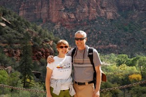 Mare and I in Zion National Park