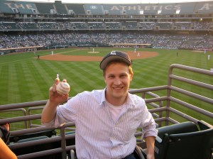 Noah with "the ball"