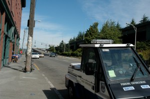 Street scene from my walk to the SCCA