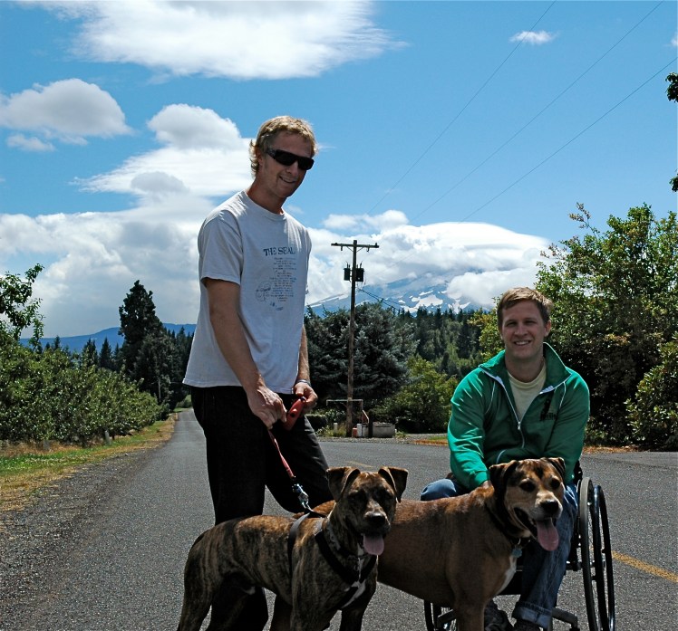Ike & Noah with Bruce & Toby