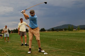 Note the lightning to the lower right